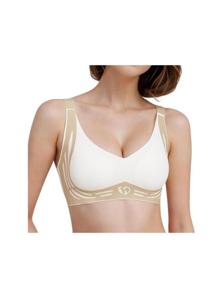 BRACHY Nude Plus Size Padded Light Support Wireless Bra-picture-13