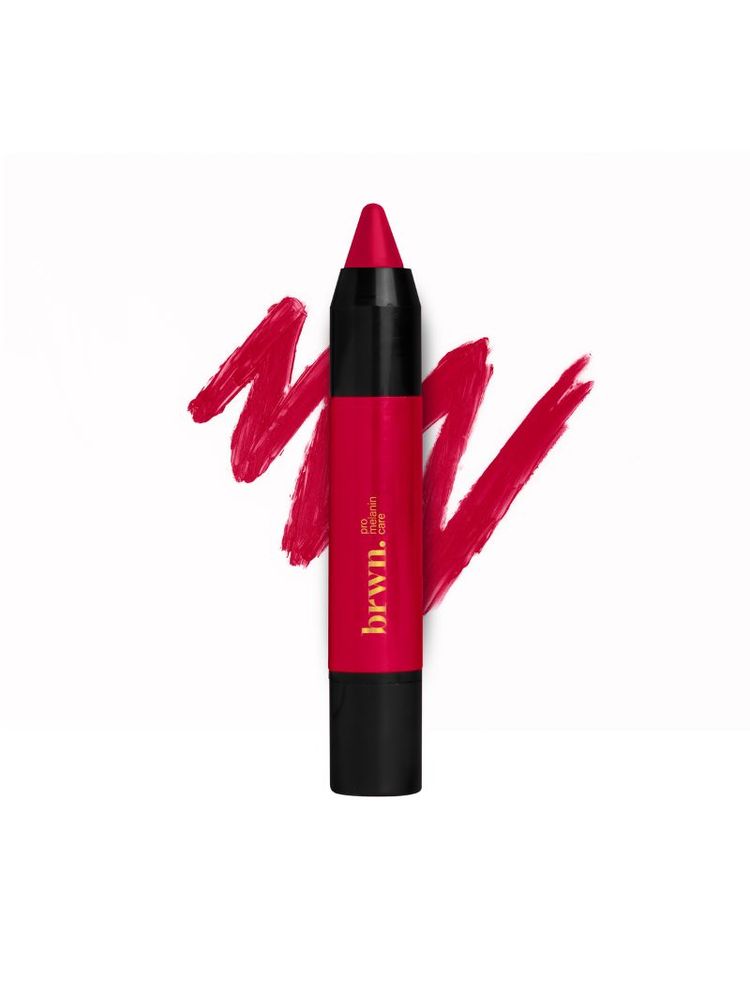 Brwn Lip Crayon Lipstick Creme matte with Avocado Oil & Vitamins For Indian Tones-picture-15