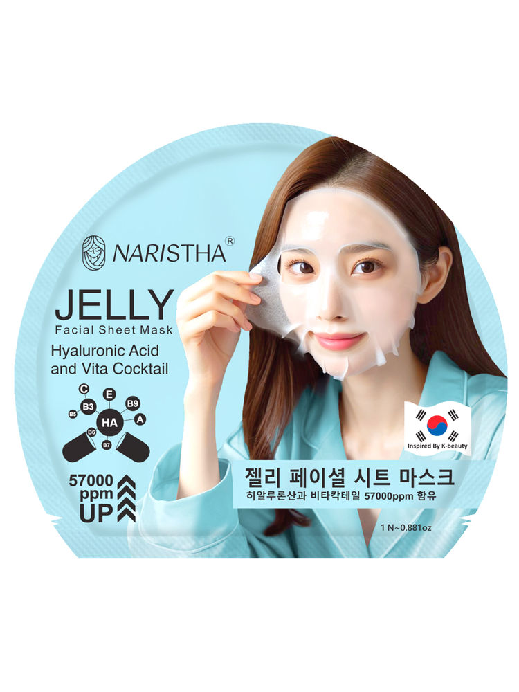 NARISTHA Jelly Facial Sheet Mask - Hyaluronic Acid & Vita Cocktail-picture-16
