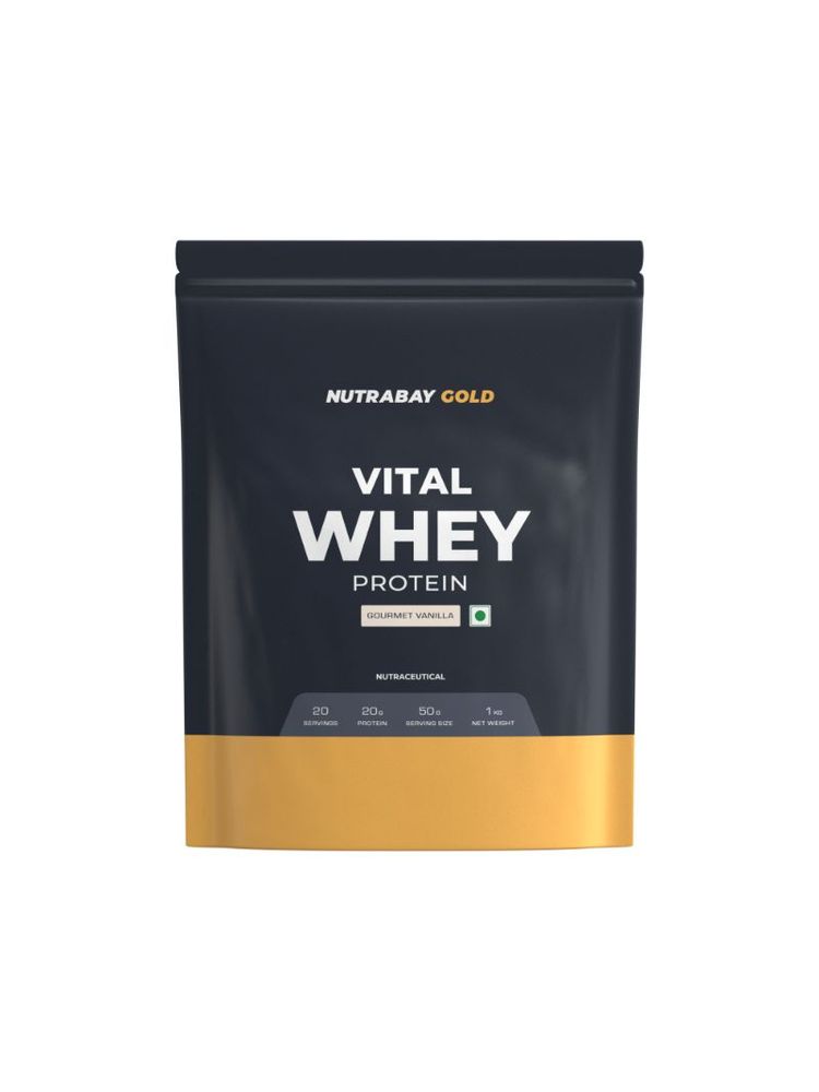Nutrabay Gold Vital Whey Protein - Gourmet Vanilla-picture-11