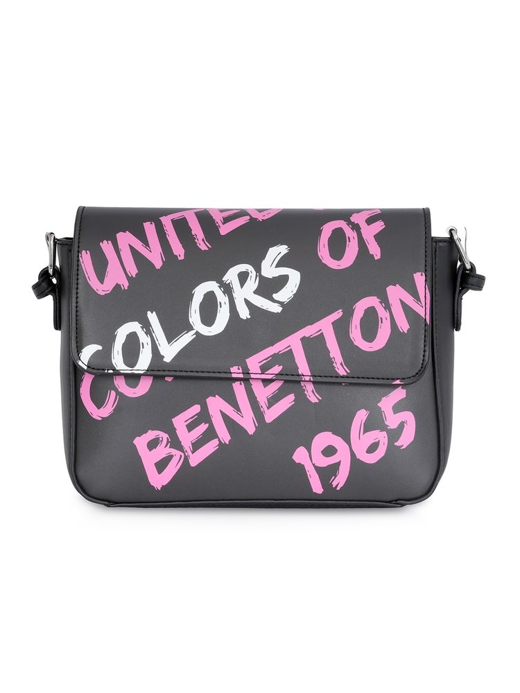 united colors of benetton fashion United Colors of Benetton Rylie Women Sling Bag Black-picture-25