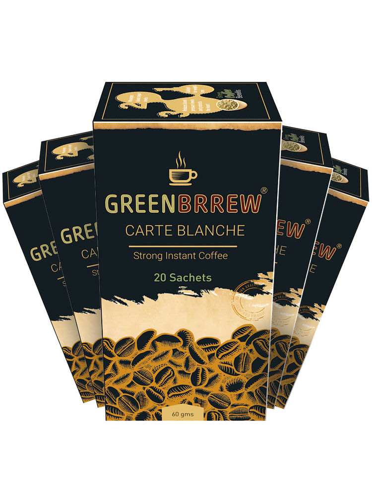 Greenbrrew Decaffeinated & Unroasted Strong Green Coffee (Pack Of 5)-picture-17