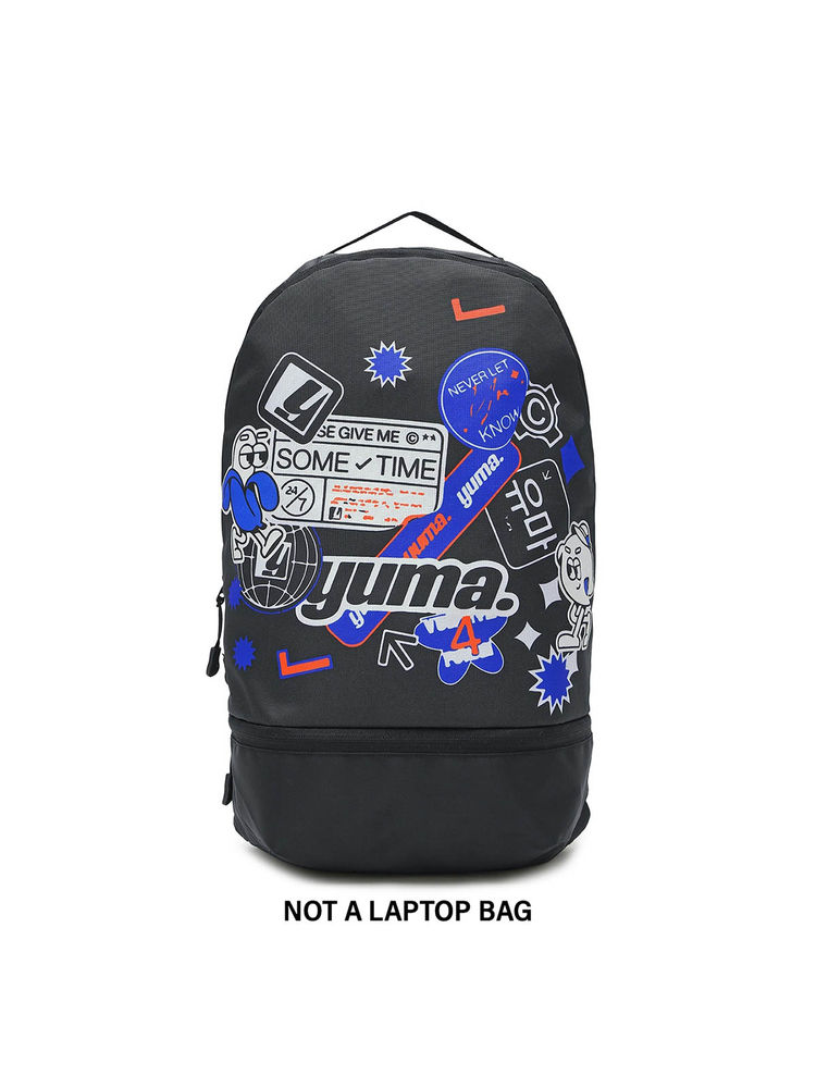 Bewakoof Unisex Black Give Me Some Time Printed Small Backpack-picture-16