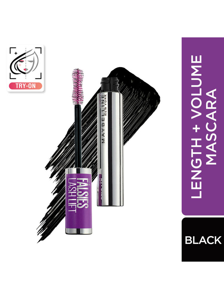 Maybelline New York Falsies Lash Lift Mascara, Instant Lash Lift Look Mascara - Very Black