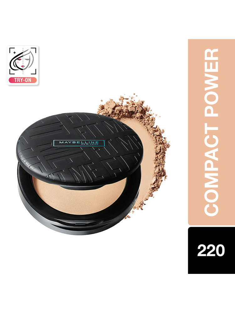 Maybelline New York Fit Me Matte + Poreless 16H Oil Control Compact Powder - 310 Sun Beige