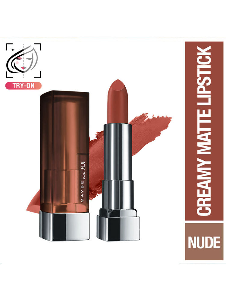 Maybelline Color Sensational Creamy Matte Lipstick, 12H Formula - 640 Red Liberation