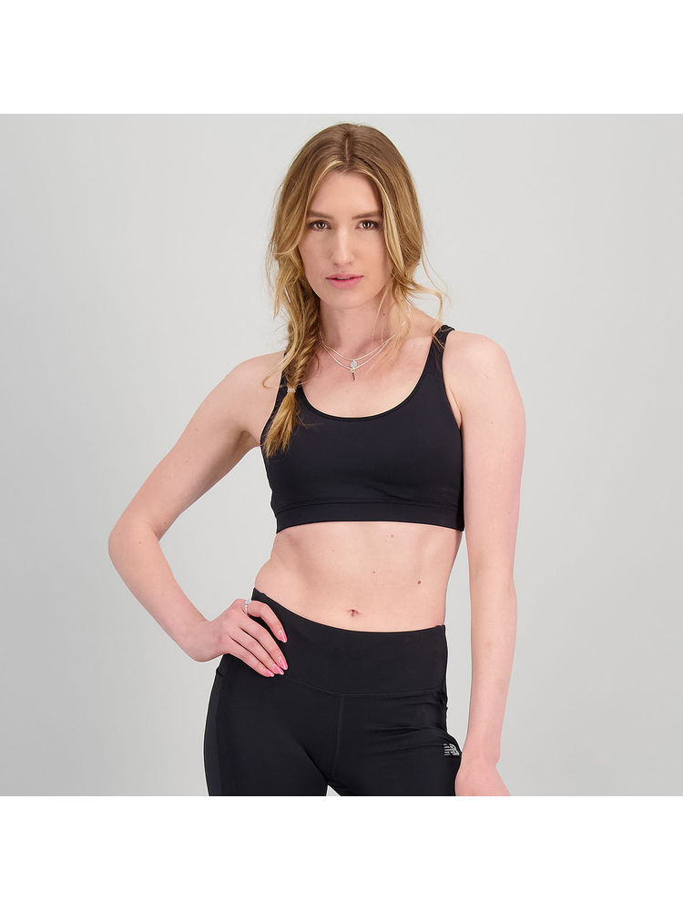 New Balance Womens Black Sports Bra (WB11036)-picture-27