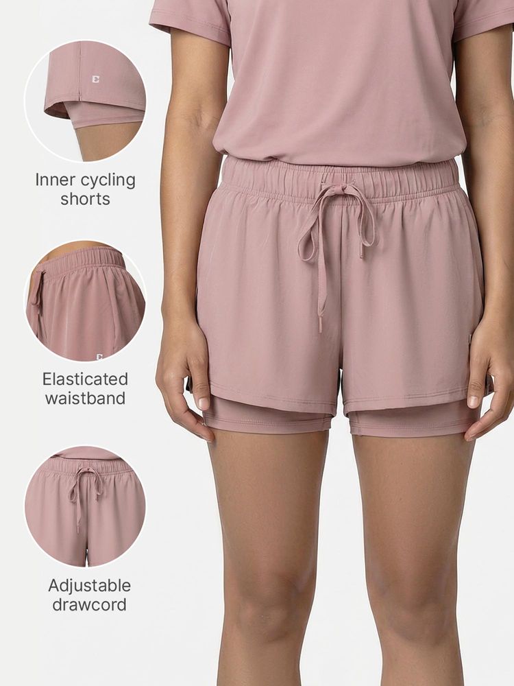 Enamor Duo Mauve Shorts-picture-11