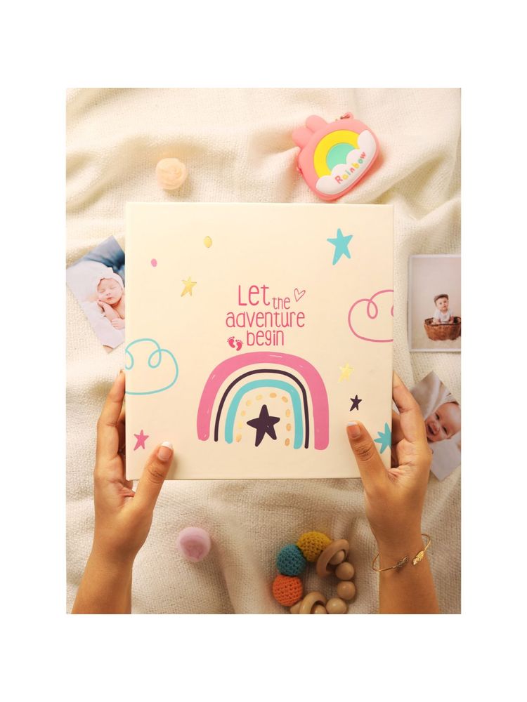 Doodle Collection Baby Journal Record Journey From Birth To Age 5 Pink-picture-18