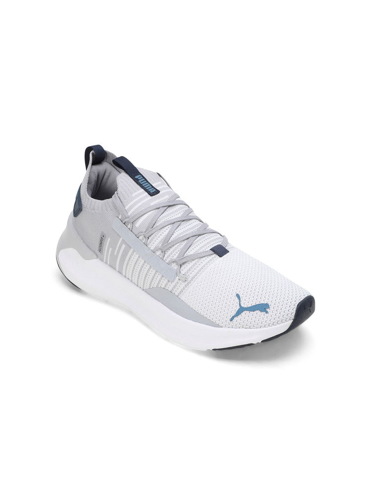 Puma Soft Ride Symmetry Fuzion Unisex Grey Running Shoes