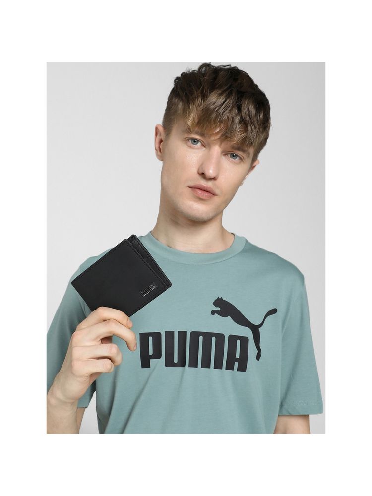 Puma Men Black Stylised V1 Wallet
