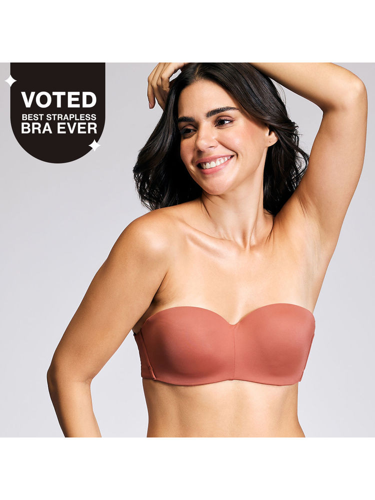 Nykd By Nykaa The Ultimate Multiway Strapless Padded Wired Bra NYB027 Rust-image-8