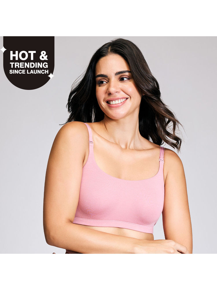 Nykd By Nykaa Easy Breezy Slip on Bra - Blush NYB165