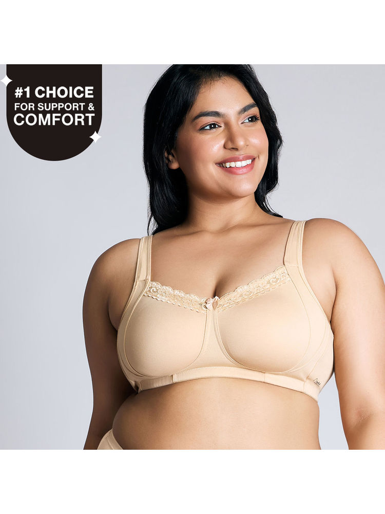Nykd by Nykaa Everyday Pretty Lace Bra - Sand NYB190-picture-26