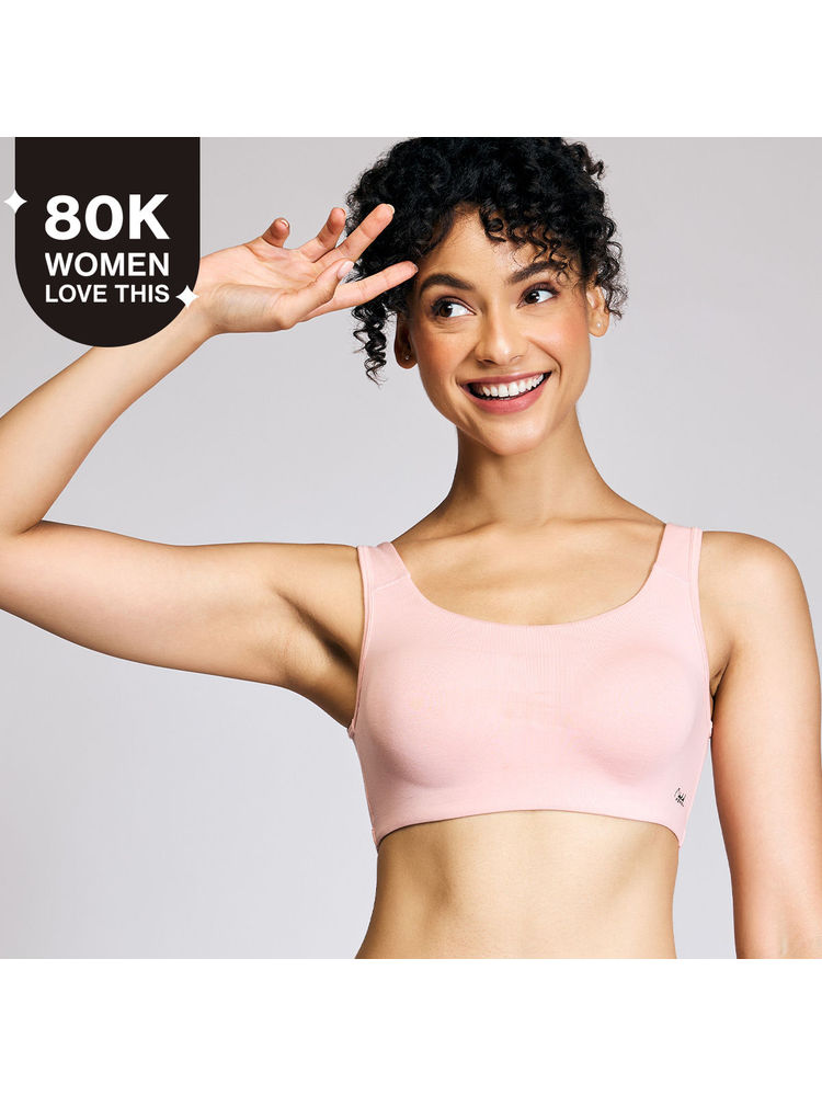 Nykd by Nykaa Soft Cup Easy-Peasy Slip-On Bra With Full Coverage-S.Pink-NYB113-picture-22