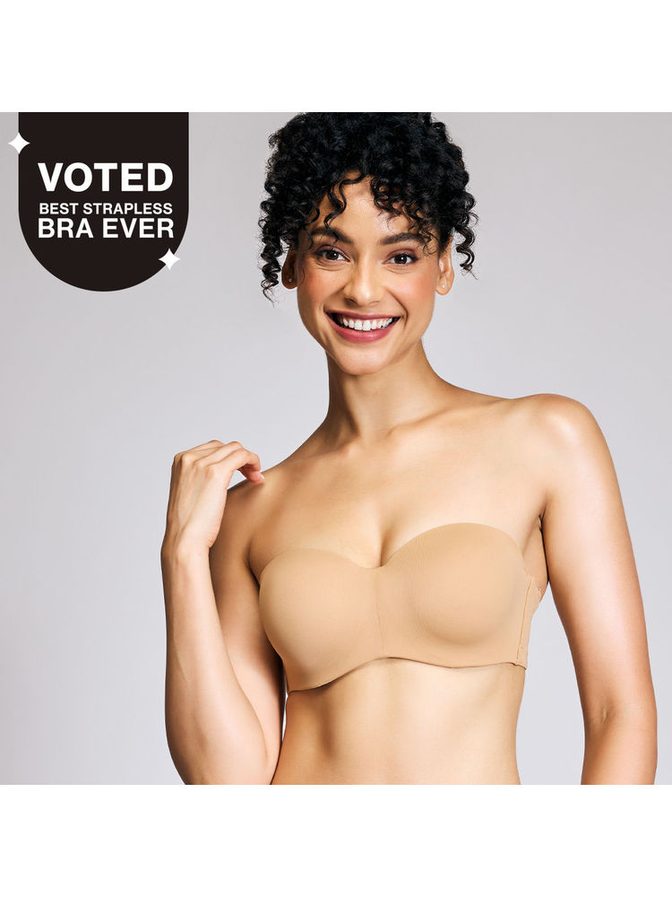 Nykd By Nykaa The Ultimate Multiway Strapless Padded Wired Bra NYB027 Tan-image-3