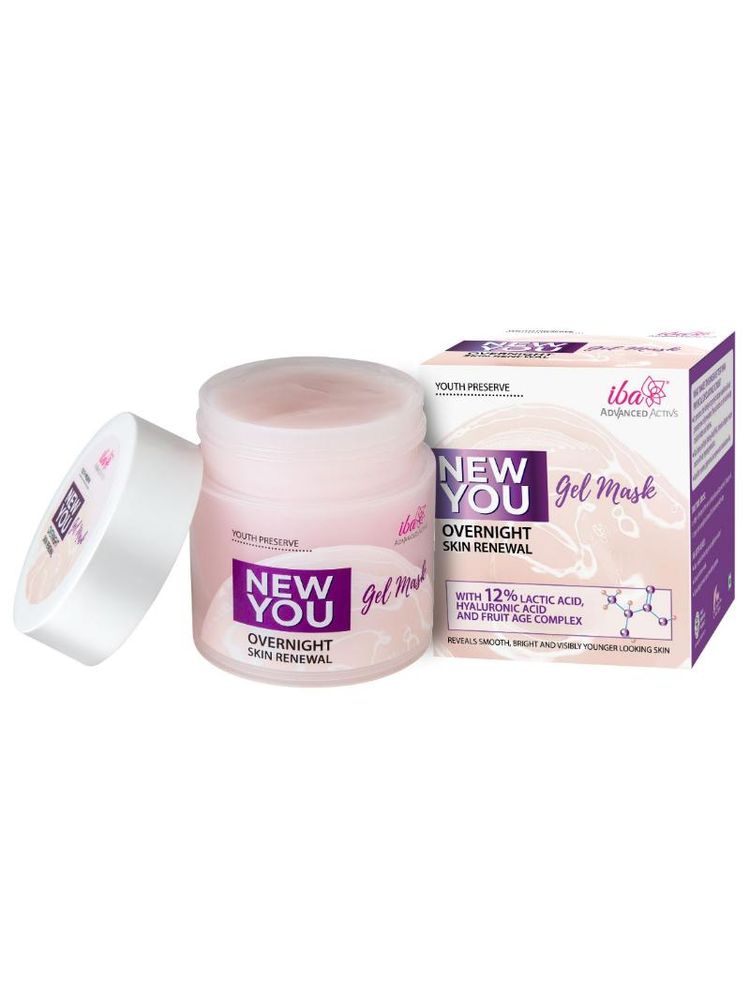 IBA Advanced Activs Youth Preserve New You Overnight Skin Renewal Gel Mask