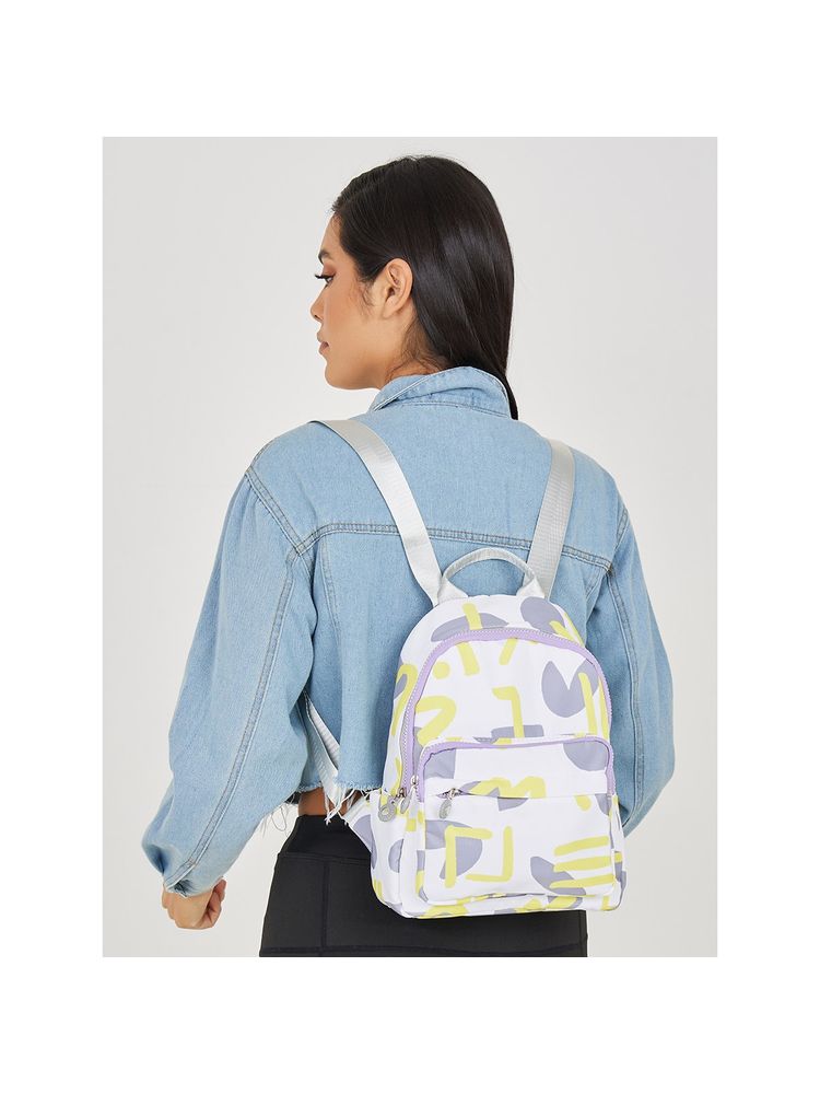Styli Printed Pocket Backpack