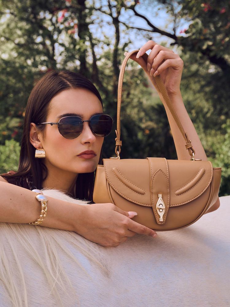 kazo fashion Kazo Beige Willow Shoulder Bag (S)-picture-13