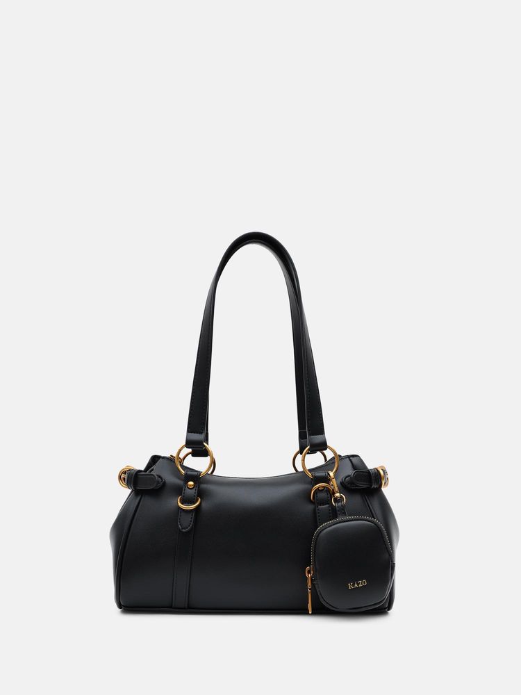 kazo fashion Kazo Black Muse Shoulder Bag (M)-picture-23