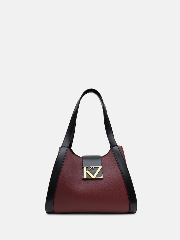 kazo fashion Kazo Maroon Carmen Tote Bag (L)-picture-11