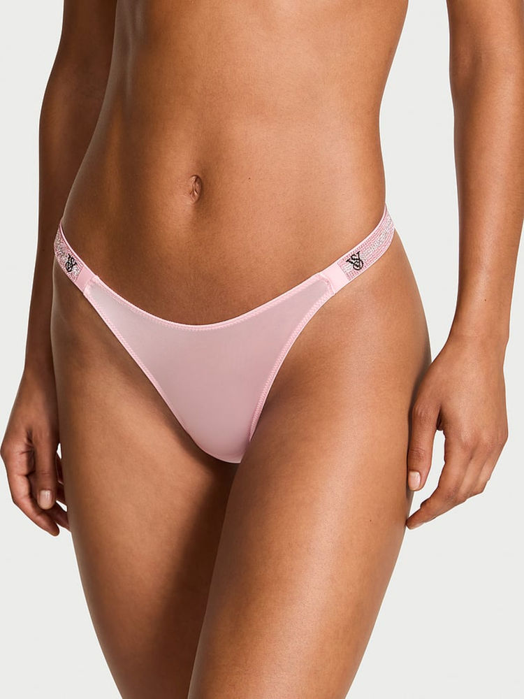 Victoria's Secret Pink Very Sexy Shine Strap Thong Panty-image-22