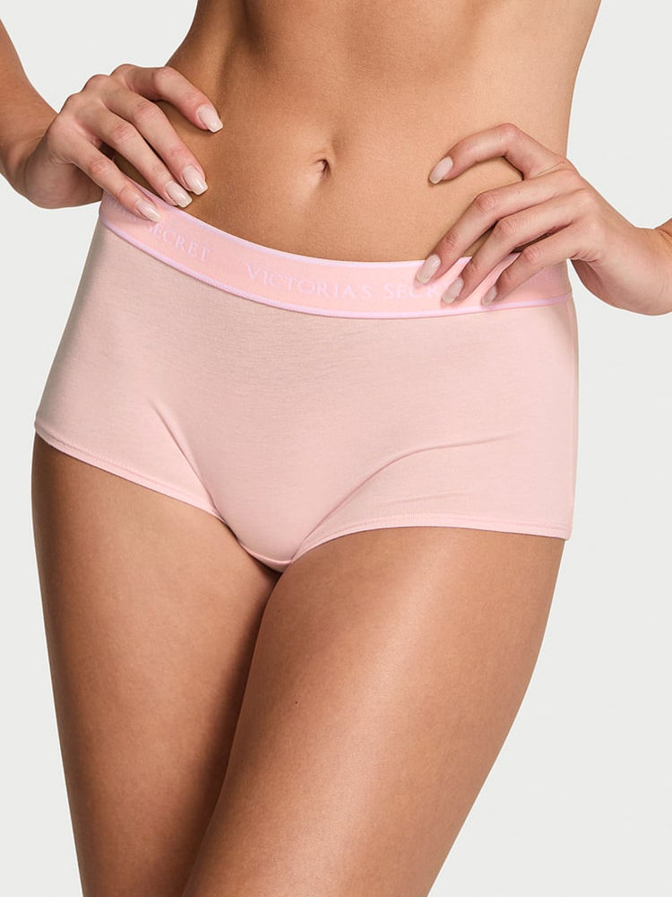 victoria's secret intimates Victoria's Secret Pink Logo Cotton Boyshorts-picture-16