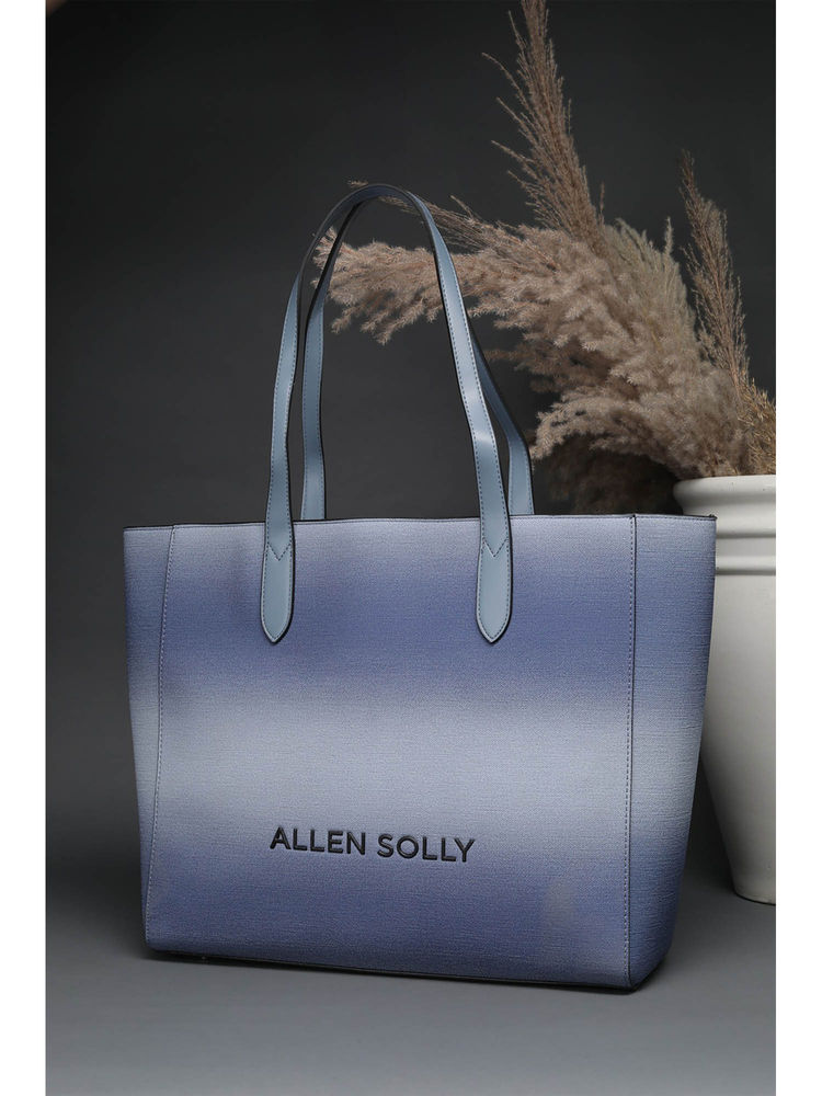 Allen Solly Women Light Blue Ombre Tote Bag-picture-24
