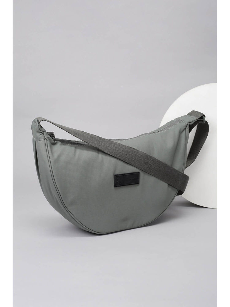 Van Heusen Women Light Grey Solid Casual Handbag-picture-16