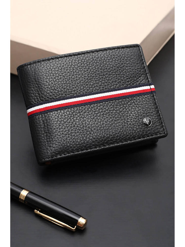 Van Heusen Men Black Leather Wallet-picture-15