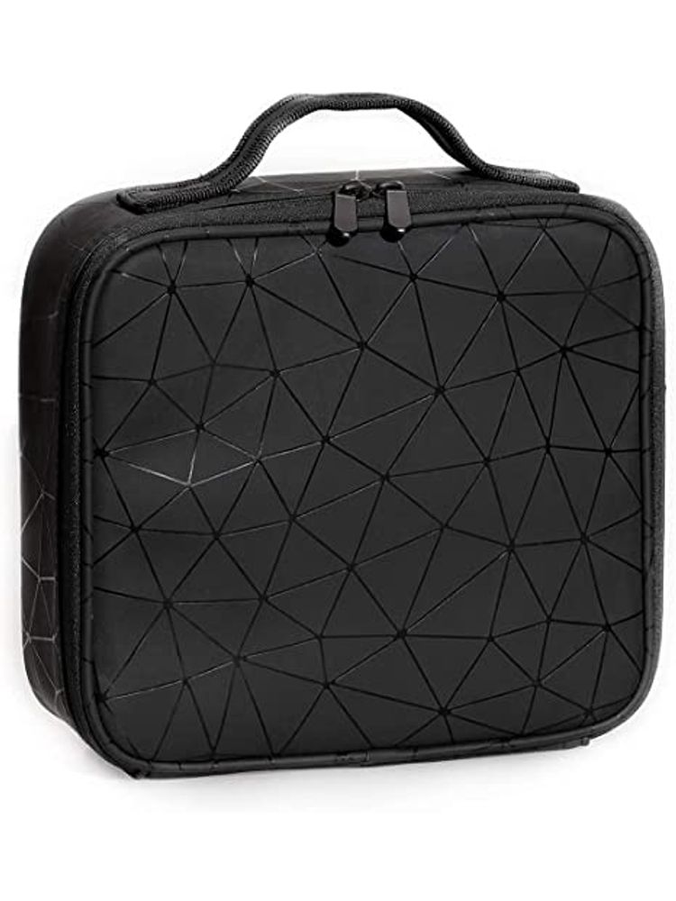 Makeup By Siti Professional Makeup Cosmetics Storage Bag/Pouch with Adjustable Compartment - Black