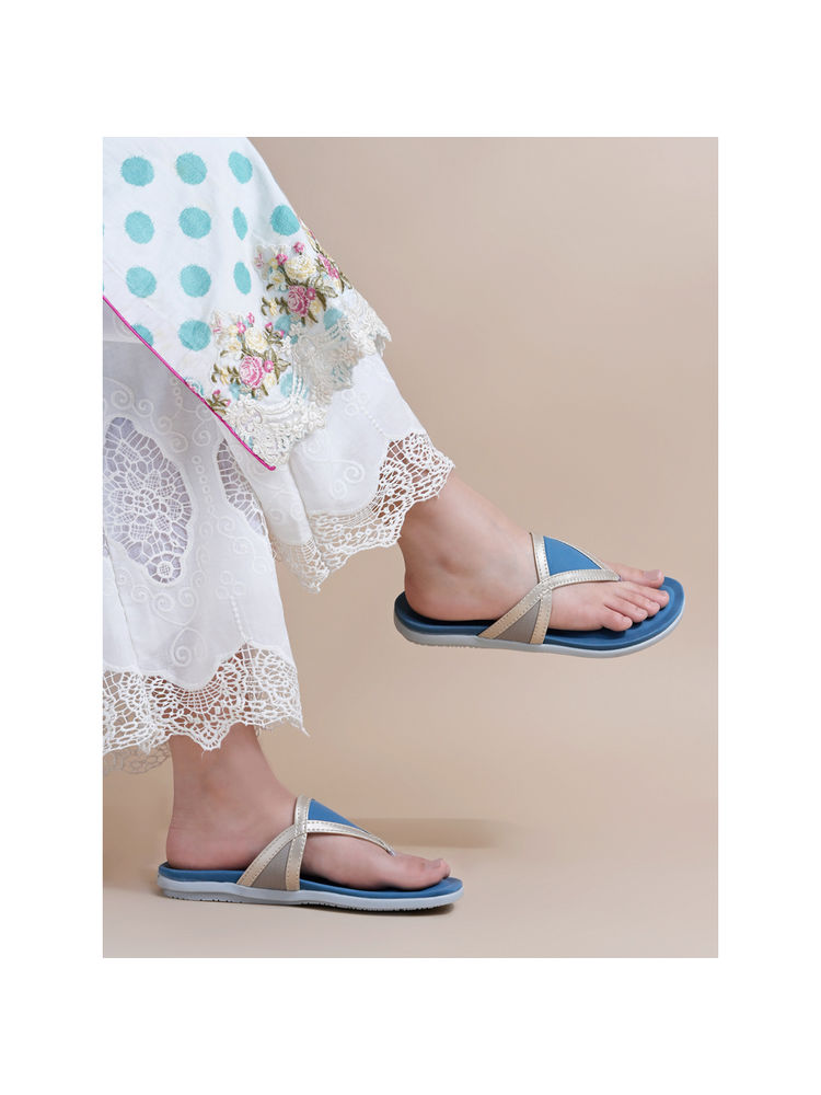 Shoetopia Women Stylish & Comfortable Blue Flats