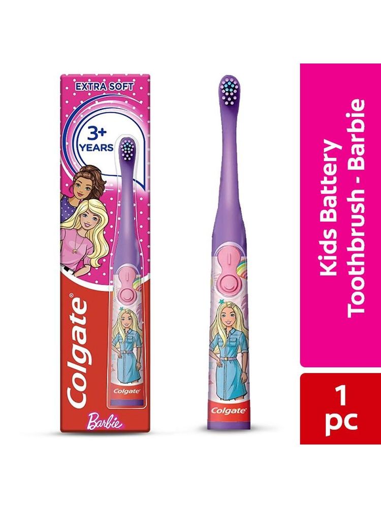 Colgate Kids Barbie Battery Powered Toothbrush - 1 Pc