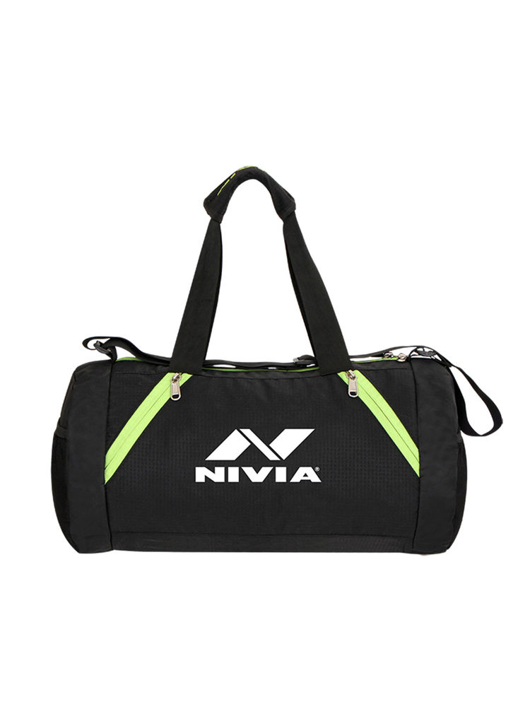 Nivia Beast Gym Bag - Black and Green-picture-37
