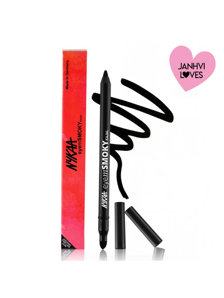 Nykaa Cosmetics Eyem Smokey Eye Waterproof Kajal Pencil (Black)-image-14