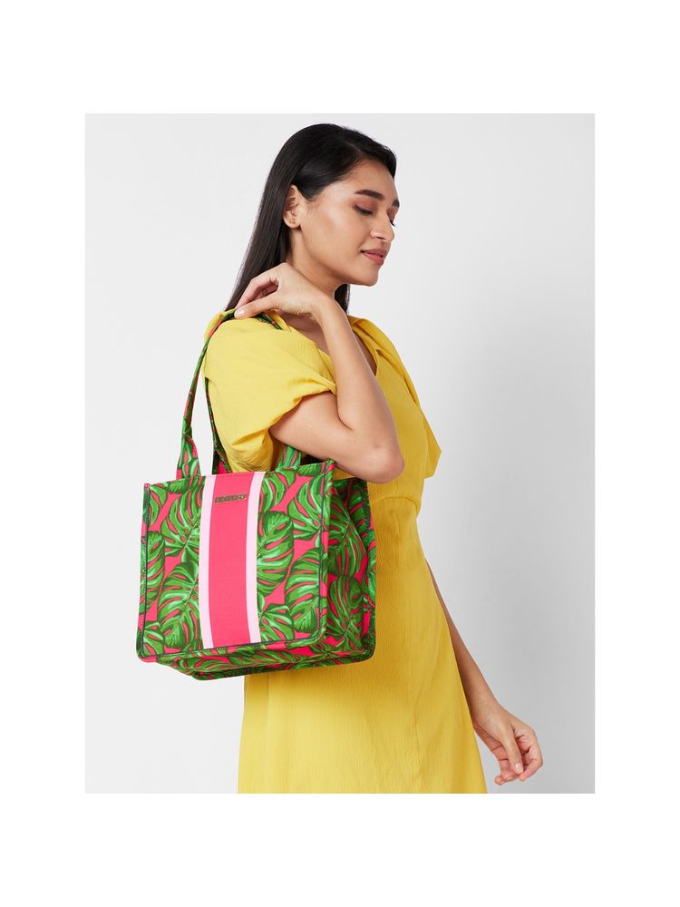 Caprese Tulip Tote Large Green (L)-image-1