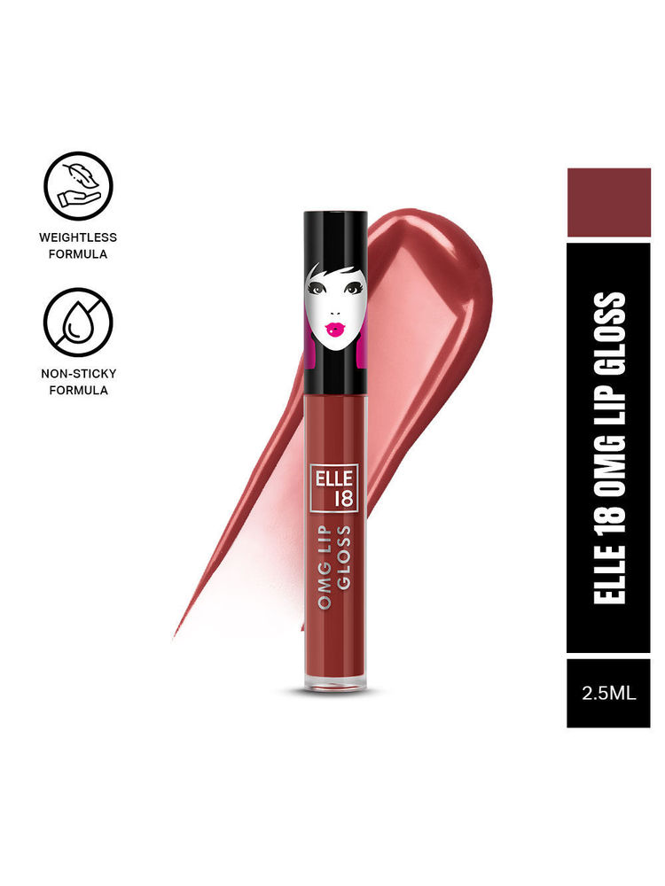 Elle 18 OMG Non sticky Tinted Lip Gloss with Jojoba Oil