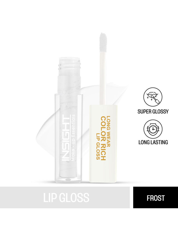 Insight Cosmetics Long Wear Color Rich Lip Gloss, Moisturising Long Wear Formula, Ultra Glossy Finish