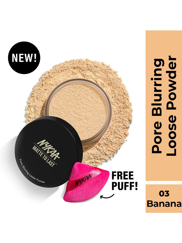 Nykaa Matte to Last Oil Control Loose Setting Powder - Bake, Blur & Set!