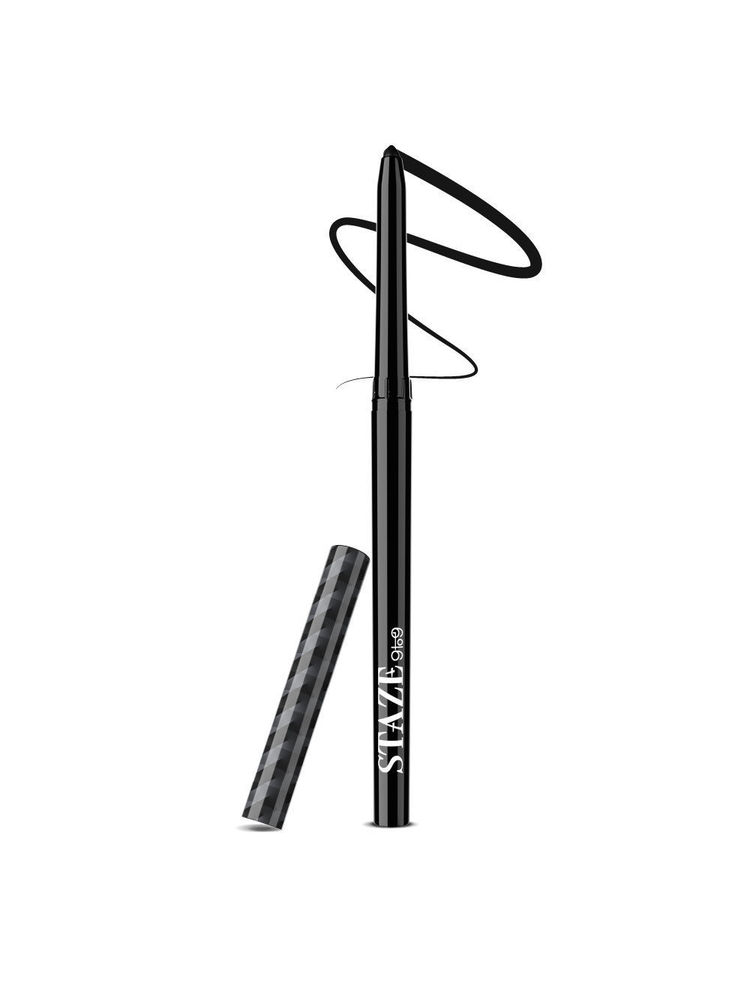 Staze 9to9 All Eyes On You Smudgeproof + Waterproof Kajal - 01 Blackest Black-image-47
