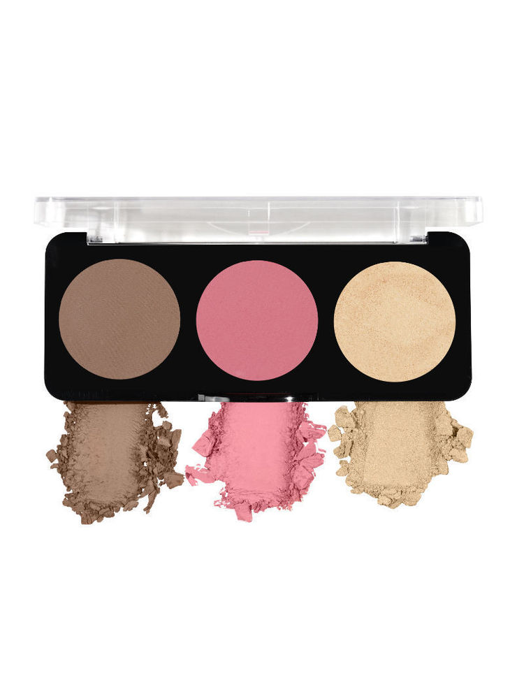 Swiss Beauty Cheek-A-Boo 3 In One Blushe Contour And Highlighter
