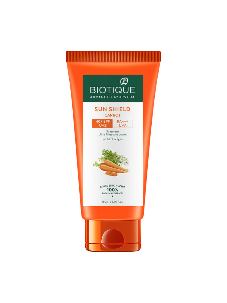 Biotique Bio Carrot Ultra Soothing Face Lotion 40+ SPF Sunscreen