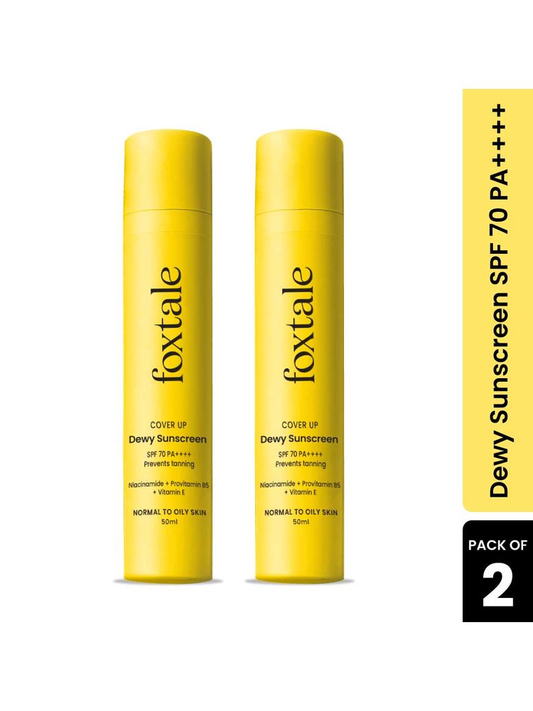 Foxtale SPF 70 PA++++ Dewy Sunscreen - Pack Of 2-picture-28
