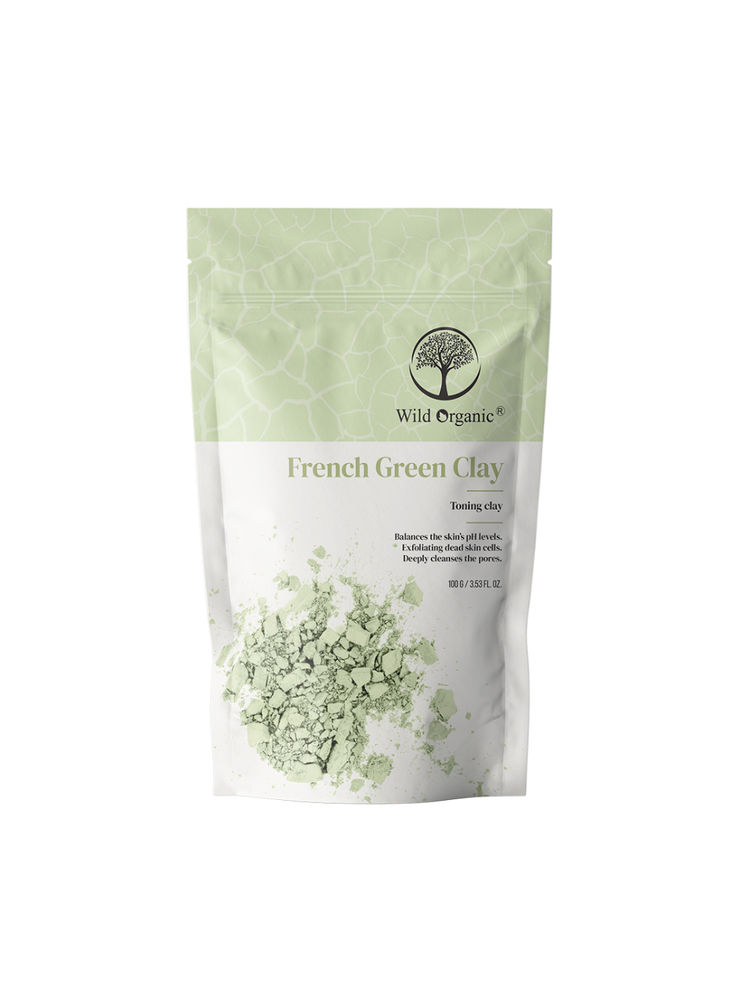 Wild Organic French Green Toaning Clay Powder