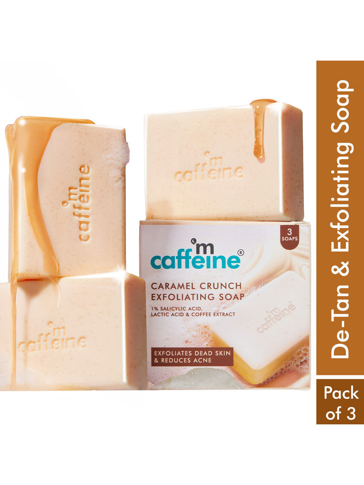 MCaffeine Exfoliating Sweet Caramel Perfume Bar Tan Removal Soap