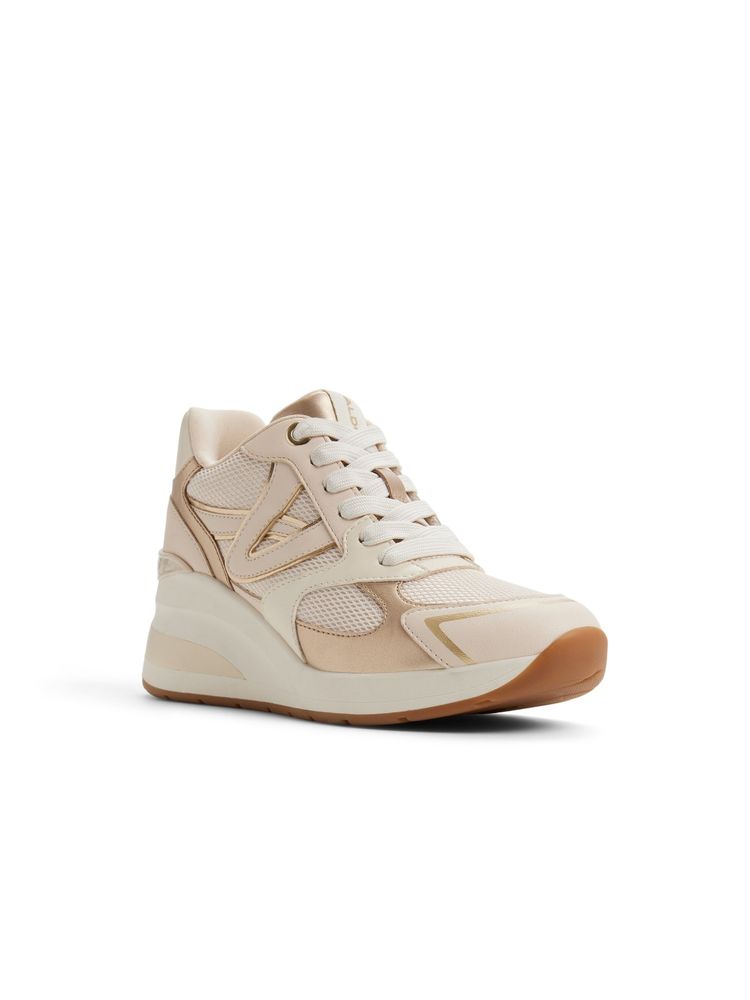 Aldo Brejosa Women Beige Sneakers-image-19