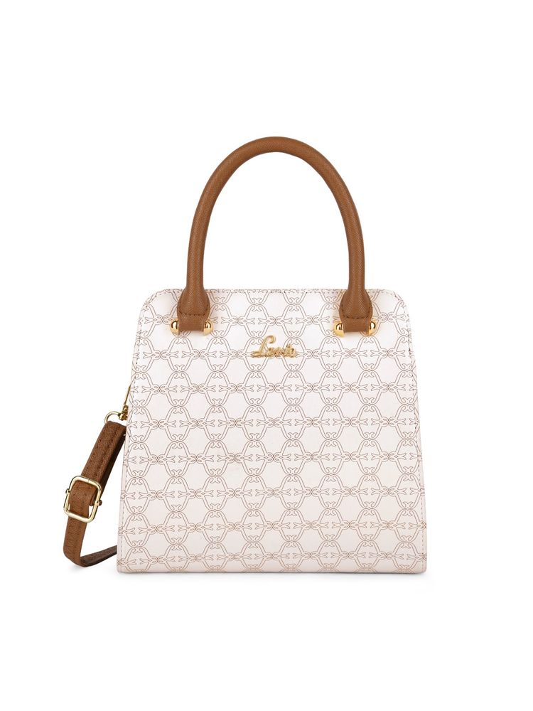 Lavie Women's Mono Ushawu Small Satchel Handbag (White) (S)-picture-24
