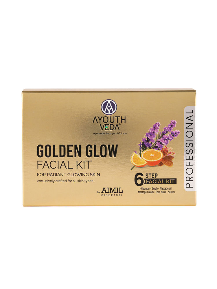 AyouthVeda Golden Glow Facial Kit-image-42