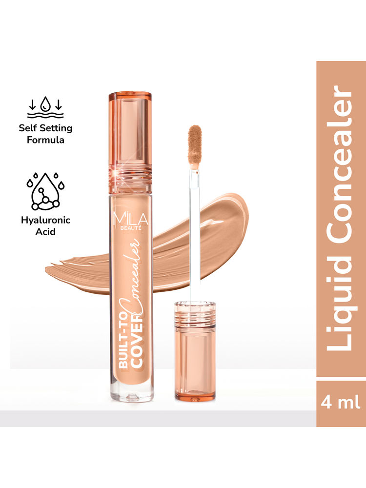 Mila Beauté Built To Cover Matte Liquid Concealer With SPF 15 & Hyaluronic Acid-picture-17