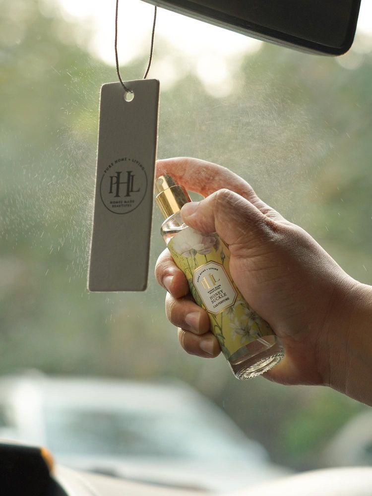 Pure Home + Living Honeysuckle Car Freshener Spray With Perfume Card-image-34
